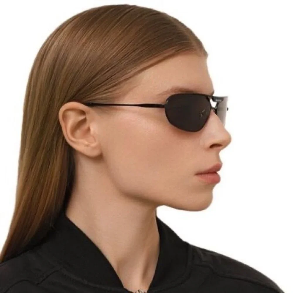 NEW BALENCIAGA SUNGLASSES GRAY WOMEN EYEWEAR